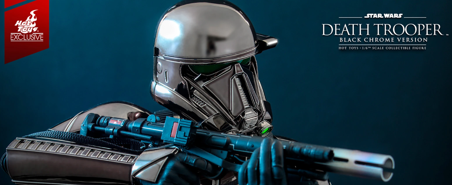 Hot Toys Presents Star Wars Death Trooper (Black Chrome Version) 1/6 Scale Collectible Figure
