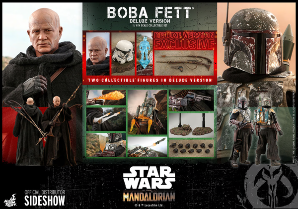 Hot Toys UK | The Mandalorian Boba Fett Deluxe Edition Sixth Scale Twin Set Action Figure