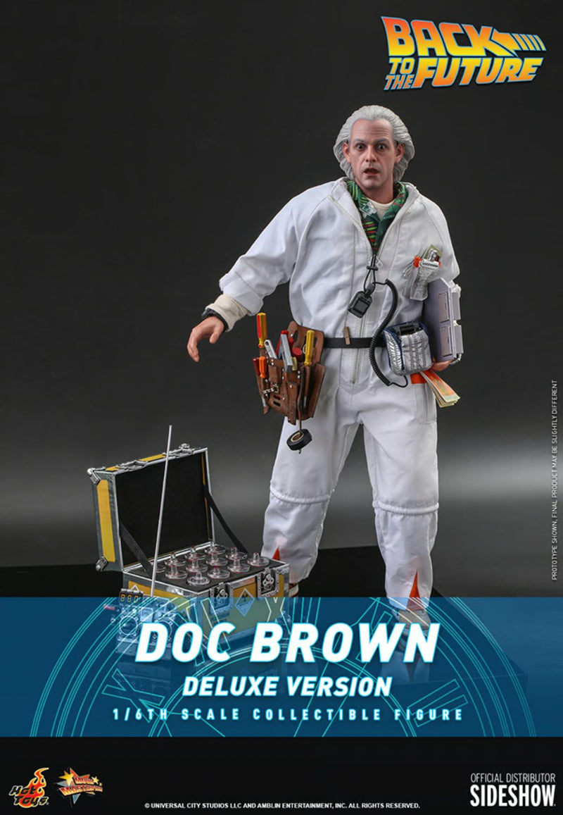 Doc Brown (Deluxe Version) Sixth Scale Figure by Hot Toys | Sideshow Collectibles - Zombie