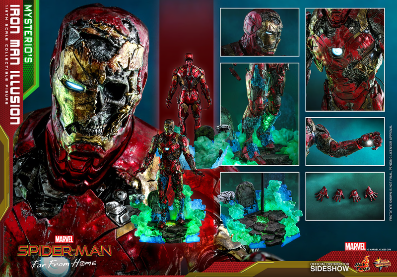 HOT TOYS MYSTERIO'S IRON MAN ILLUSION - MARVEL SPIDER-MAN: FAR FROM HOME 1/6 SCALE FIGURE | ZOMBIE.CO.UK