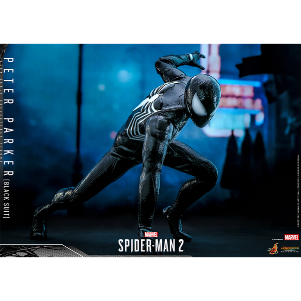 Hot Toys Spider-Man 2 | Peter Parker Black Suit Figure | ZOMBIE.CO.UK