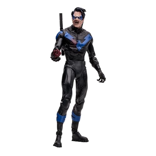 McFarlane Toys DC Multiverse Nightwing (DC vs Vampires) Gold Label 7" Inch Action Figure – Includes Accessories and Display Base – Highly Detailed Collectible Figure