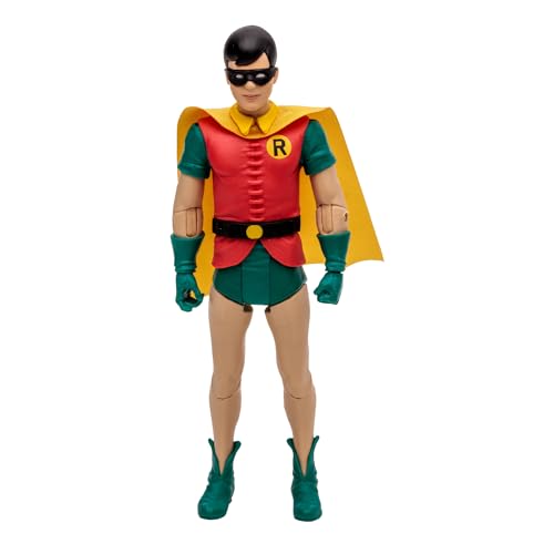 McFarlane Toys DC Retro Robin (The New Adventures of Batman) 6 Inches Action Figure - Join the Boy Wonder in Nostalgic Adventures