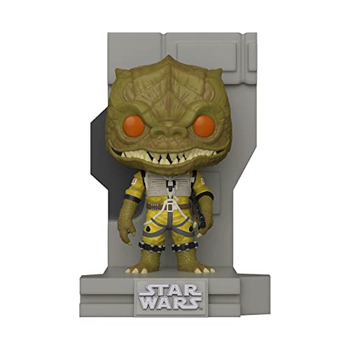 POP Deluxe: Star Wars Bounty Hunter Bossk Exclusive, Khaki, 3.75 inches