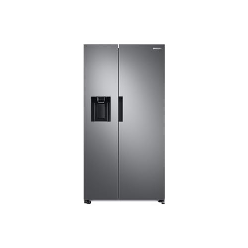 Samsung Series 7 American Style Fridge Freezer, Features SpaceMax™ and Twin Cooling Plus™ Technology, Ice Dispenser, Silver, Model: RS67A8811S9