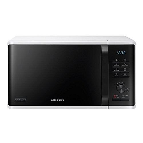 Samsung MG23K3515AW microwave Grill microwave 23 L 1250 W White, Black - Microwaves (Grill microwave, 23 L, 1250 W, Buttons, Rotary, White, Black, 1100 W)