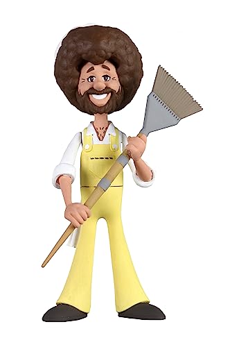 NECA - Bob Ross Toony Classic Bob Ross W/Overalls 6 Action Figure