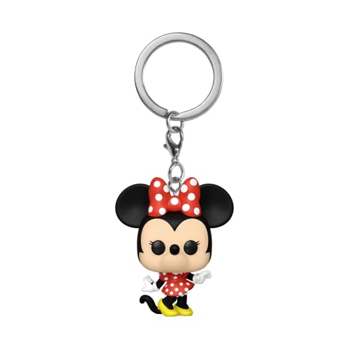 Funko Pop! Keychain: Disney Classics - Minnie Mouse Novelty Keyring - Collectable Mini Figure - Stocking Filler - Gift Idea - Official Merchandise - Movies Fans - Backpack Decor