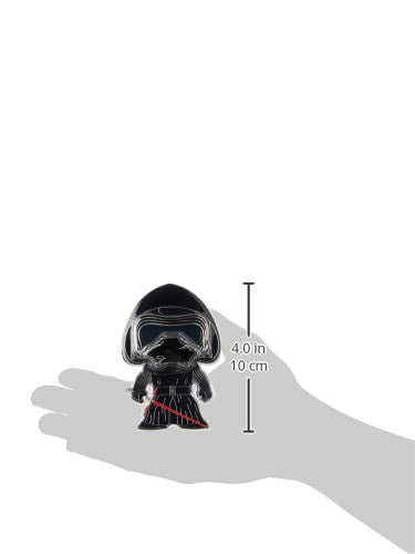 Funko Pop! Large Enamel Pin Star Wars: Kylo Ren - Kylo Ren - Star Wars Enamel Pins - Cute Collectable Novelty Brooch - for Backpacks & Bags - Gift Idea - Official Merchandise