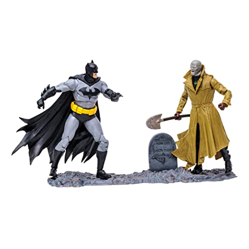 McFarlane Toys, DC Multiverse Multipack Batman Vs Hush 7-inch Action Figures, Collectible DC Batman Set of 2 Figures with Unique Collector Character Card – Ages 12+