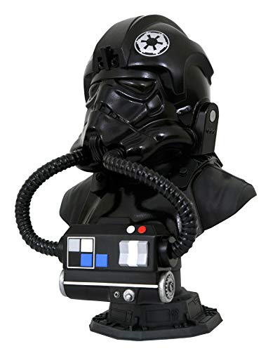 Diamond Select - Star Wars Legends In 3D Tie Pilot 1/2 Scale Bust, Multicolored,Standard,MAR212002