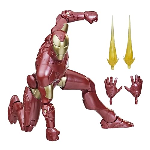 Hasbro Marvel Legends Series: Iron Man (Extremis) Marvel Classic Comic Marvel Legends Action Figure,15 cm,Multicolor,6 inch