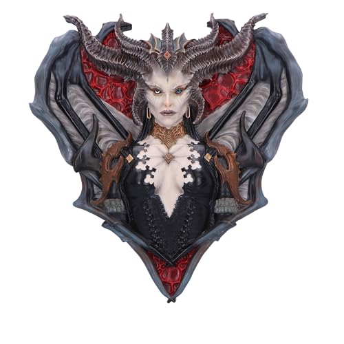 Nemesis Now Diablo® IV Lilith Wall Hanging Sculpture 30cm, Resin, Green, Cast in the Finest Resin, Expertly Hand-Painted