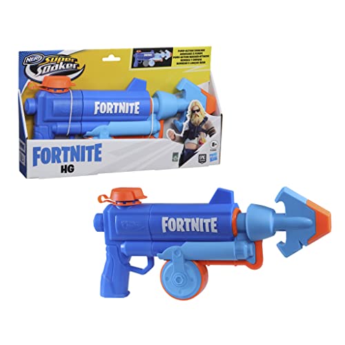 Nerf Super Soaker Fortnite HG Water Blaster, Pump-Action Soakage, Outdoor Summer Games For Teens, Adults