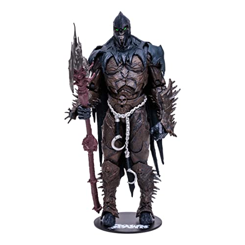 McFarlane Toys, Spawn Comic Raven Spawn (Small Hook) Action Figure set with 22 Moving Parts, Collectible DC Figure with Accessories and Collectors Stand Base – Ages 12+