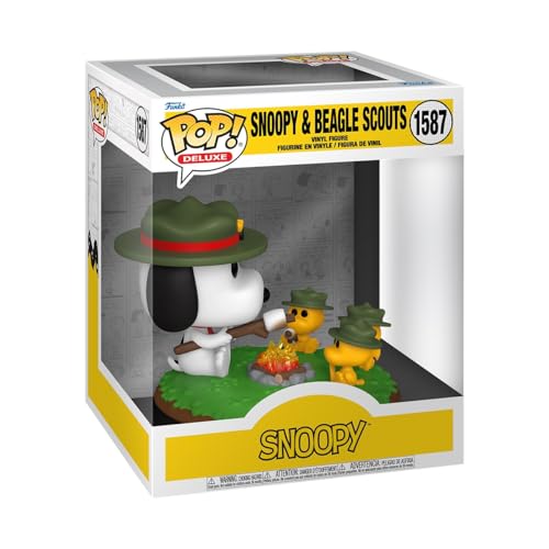 Funko Pop! Deluxe: Peanuts - Snoopy With WS - (Camping) - Classic Peanuts - Collectable Vinyl Figure - Gift Idea - Official Merchandise - Toys for Kids & Adults - Cartoons Fans