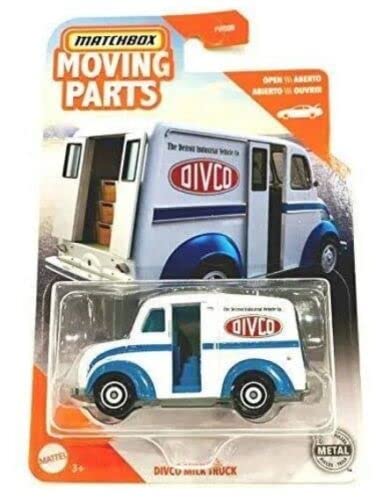 Matchbox Moving Parts Divco Milk Truck (White)