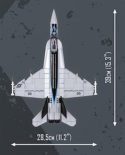 COBI 5805 F/A-18E Super Hornet Top Gun Building Blocks, Silver