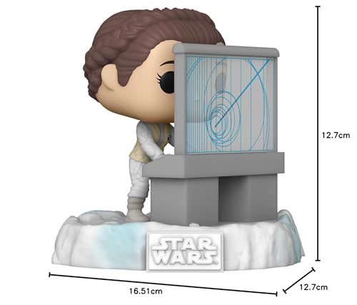 Funko Pop! Deluxe Star Wars-Leia - Amazon Exclusive - Collectable Vinyl Figure - Gift Idea - Official Merchandise - Toys for Kids & Adults - Movies Fans - Model Figure for Collectors and Display