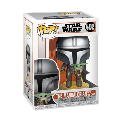 Funko POP! Star Wars: the Mandalorian - Mando Flying With Jet Pack - Collectable Vinyl Figure - Gift Idea - Official Merchandise - Toys for Kids & Adults - TV Fans - Model Figure for Collectors