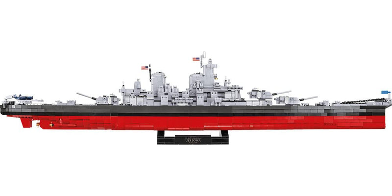 COBI 4836 Historical Collection WWII Iowa-Class Battleship Executive Ed. 2665pcs