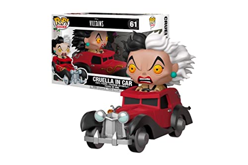 One Hundred And One Dalmatians Cruella in Car POP Rides Vinyl Figure 61 Funko Pop! Standard