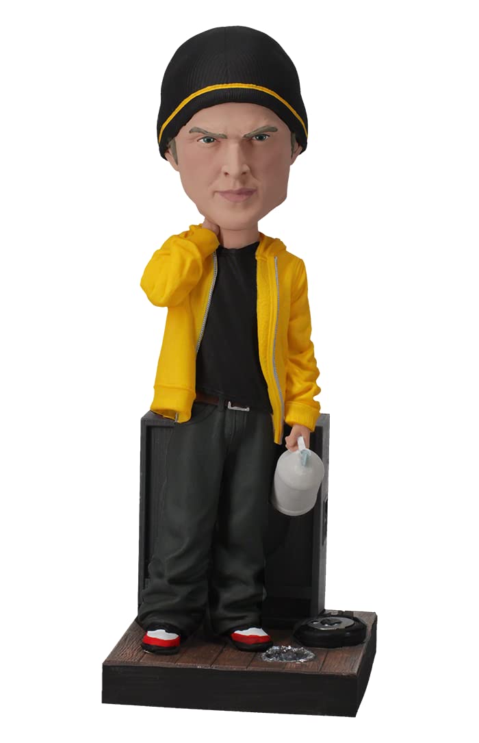 Royal Bobbles Breaking Bad Jesse Pinkman Bobblehead, Premium Polyresin Lifelike Figure, Unique Serial Number, Exquisite Detail