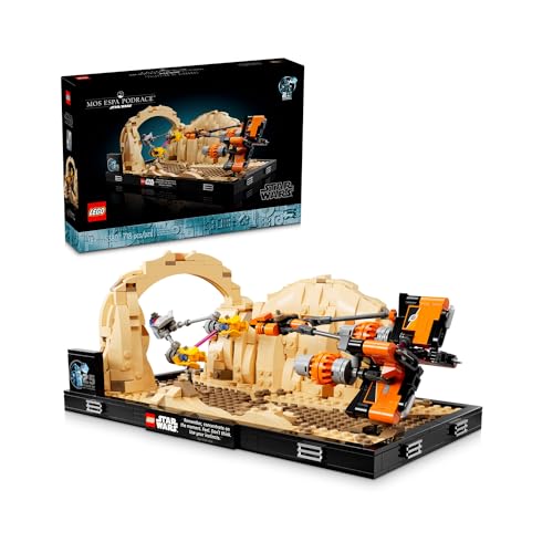 LEGO 75380 Star Wars Podrennen in Mos Espa – Diorama, Jubiläumsset