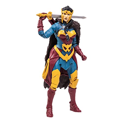 McFarlane Toys, 7-Inch DC Endless Winter Wonder Woman Action Figure with 22 Moving Parts, Collectible DC Figure with Unique Collectible Character Card – Ages 12+