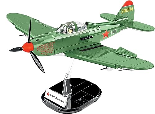 BRICKCOMPLETE Cobi 5746 Bell P-39D Airacobra Whit & 5747 Bell P-39Q Airacobra SOVI Set of 2