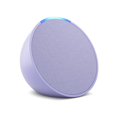 Echo Pop | Full sound compact Wi-Fi and Bluetooth smart speaker with Alexa | Lavender Bloom