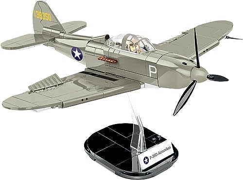 BRICKCOMPLETE Cobi 5746 Bell P-39D Airacobra Whit & 5747 Bell P-39Q Airacobra SOVI Set of 2