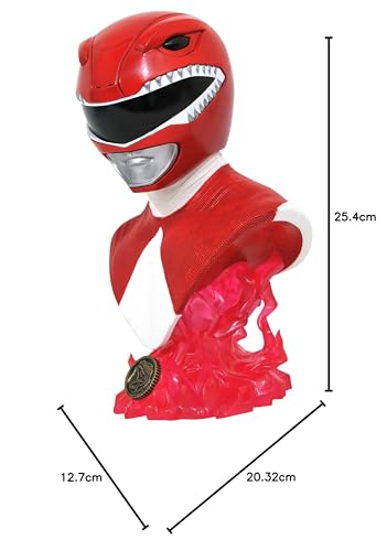 Diamond Select Toys Legends in 3D: Mighty Morphin Power Rangers - Red Ranger Bust (1/2) (Sep212194)