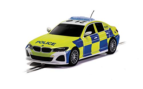 Scalextric Cars - C4165 BMW 330i M-Sport - Police Car - Toy Slot Car for use with Scalextric Race Tracks or Set - Small Kids Gift Ideas for Boy/Girl Ages 5+, Scalextric Accessories