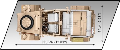 COBI 2802 Kubelwagen Executive Edition HC WWII 1:12 1500pcs
