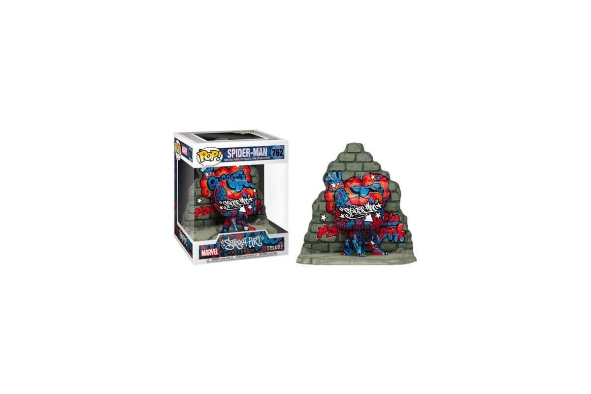 Funko Pop Deluxe 49544 Marvel Spider-Man Graffiti Street Art - Exclusive Edition #762