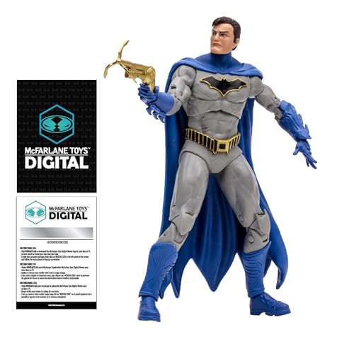 McFarlane Toys DC Direct Batman (DC Rebirth) 7" Inch Action Figure with Digital Collectible – Highly Detailed Collectible Figure – Ideal for Fans and Collectors