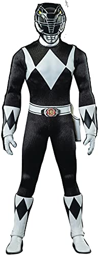 threezero store TZ0197 Black Power Rangers Action, Multi-Coloured, 12" Figures