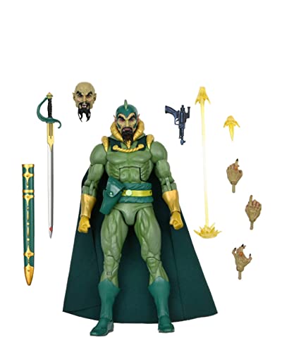 NECA King Features 7” Scale Action Figure – Original Superheroes Flash Gordon Series Ming The Merciless