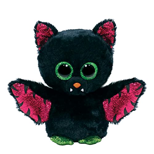 Ty UK Drizella Bat Purple Beanie Boo Regular | Halloween 2022 Beanie Baby Soft Plush Toy | Collectible Cuddly Stuffed Teddy, Multicoloured, 36496