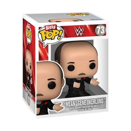 Funko Bitty POP!: WWE - Bret “Hit Man” Hart™, Bitty Pop! Shawn Michaels, Bitty Pop! “Mean” Gene Okerlund™, and a mystery Bitty Pop! figure - 0.9 Inch (2.2 Cm) Collectable - Gift Idea - Cake Topper