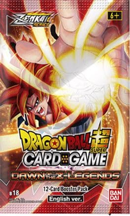 Dragon Ball Super TCG Dawn of The Z-Legends Booster Pack (DBS-B18) - 10 Cards