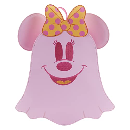 Loungefly Disney Pastel Ghost Minnie Glow in the Dark Mini Backpack