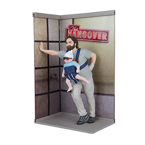 McFarlane Toys The Hangover Movie Maniacs Alan Garner Action Figure - Relive Vegas Debauchery with Limited Edition 6” Figure and Hidden Surprises!