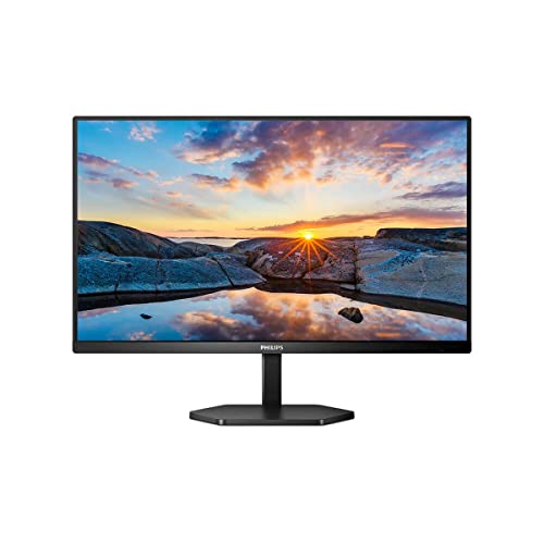 PHILIPS 24E1N3300A - 24 Inch FHD Monitor, IPS, 75Hz, 1ms, USB-C 65w Power delivery, Speakers, Smart Image, USB Hub (1920 x 1080 @ 75Hz, 300 cd/m² HDMI 1.4 / USB-C 3.2)