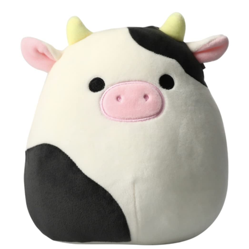 Squishmallows Official Kellytoy Plush 7.5 Inch Squishy Stuffed Toy Animal (Connor Cow)