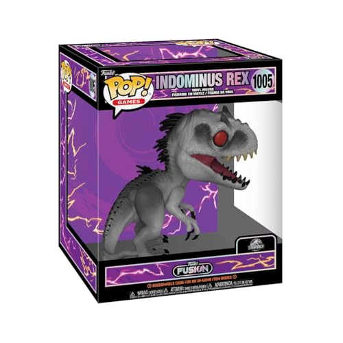 Funko POP! Super: Fusion - Indominus Rex - 1/6 Odds for Rare Chase Variant - Jurassic Park - Collectable Vinyl Figure - Gift Idea - Official Merchandise - Toys for Kids & Adults - Video Games Fans