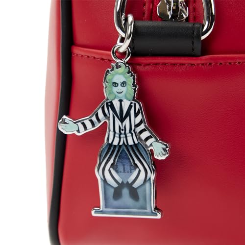 Loungefly Beetlejuice Glow Graveyard Sign Cross Body Bag