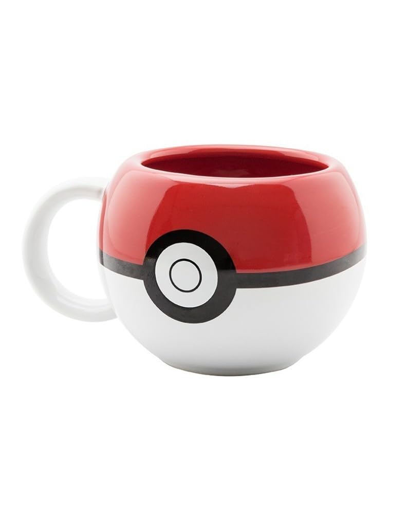 GB eye Pokémon Pokeball 3D Shaped Ceramic Novelty Coffee & Tea Mug