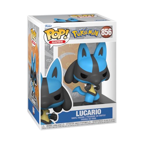 Funko POP! Games: Pokemon - Lucario - Collectable Vinyl Figure - Gift Idea - Official Merchandise - Toys for Kids & Adults - Video Games Fans - Model Figure for Collectors and Display